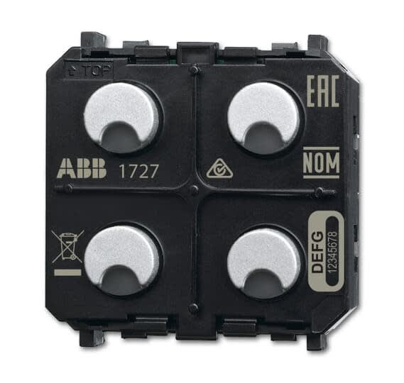 ABB - Capteur f@h Zénit 4 touches LED Wireless