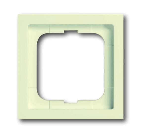 ABB - Cadre 1 Poste Futur Linear Blanc ivoire