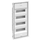 ABB - Coffret Encastré UK600 4 rangées sans porte