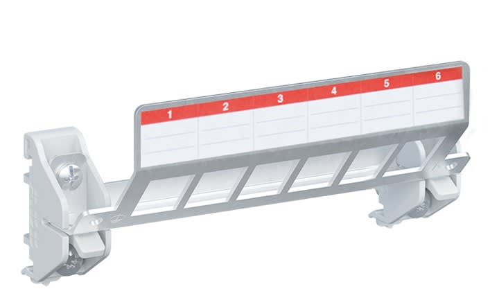 ABB - ZE335 Panneau de brassage vide pour 6x RJ45