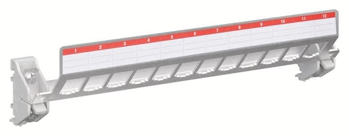 ABB - ZE332 Panneau de brassage vide pour 12x E-data