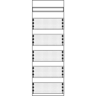 ABB - 1MM1 Panneau Médias 5 Rangées