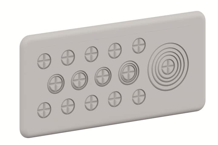 ABB - CZF4 Passe-câbles pour raccords vis M