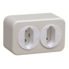 ABB - ZE225 Prise double de courant 230Vac avec insert EURO