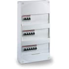 ABB - TABPREQ3R Tableau électrique Prééquipé 3 Rangées 1xID63 AC 2xID40 AC/A 11 Disj.