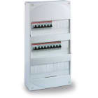 ABB - TABPC3RAUTO Tableau électrique Précâblé 3 Rangées 2xID63A-13 Disj. 4.5kA Auto