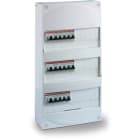 ABB - TABPC4RAUTO Tableau électr. Précâblé 3 Rangées 3xID63A-15 Disj.4.5kAAuto