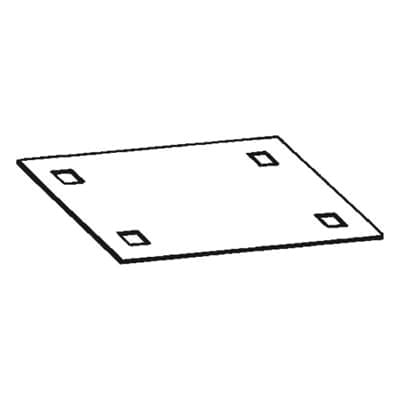 ABB - EH Plaque inférieure pour EH3 et EH6 DIN 0