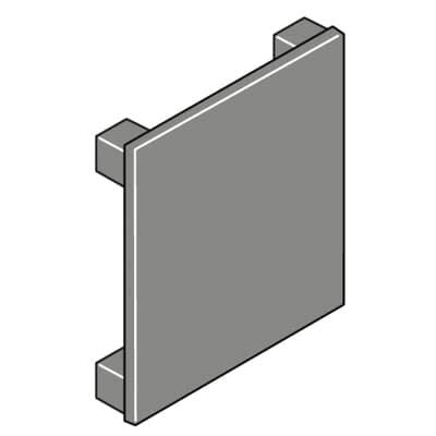 ABB - Obturateur pour Afficheurs 72X72 (10Pcs)