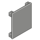 ABB - Obturateur pour Afficheurs 72X72 (10Pcs)