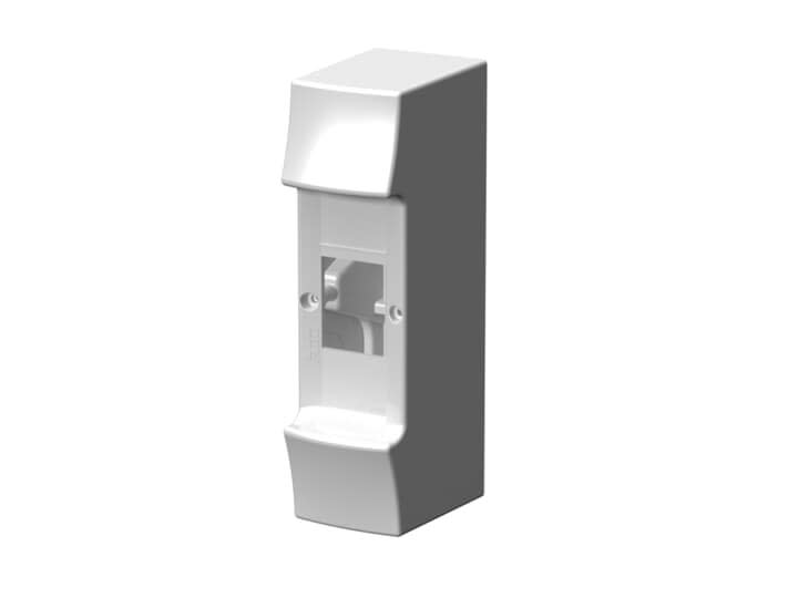 ABB - Coffret Saillie Mistral 41W 750°- sans Porte-1X2M
