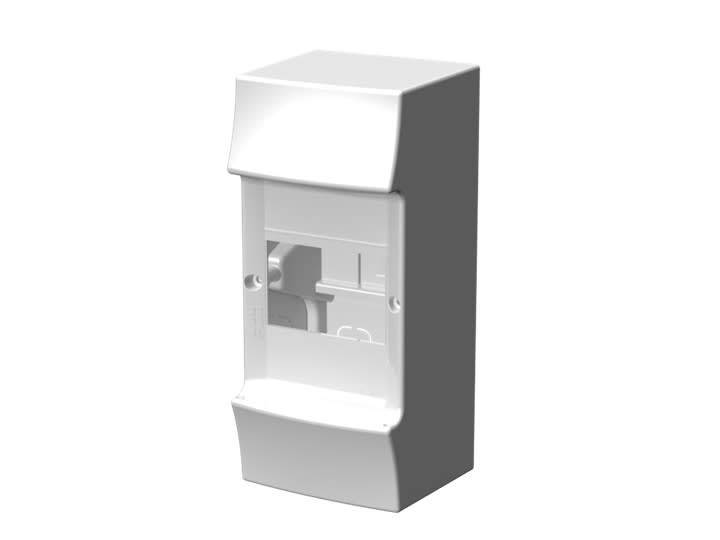 ABB - Coffret Saillie Mistral 41W 750°- sans Porte-1X4M