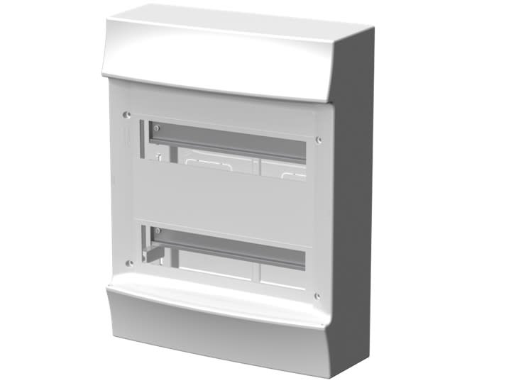 ABB - Coffret Saillie Mistral 41W 750° sans Porte-2X12M