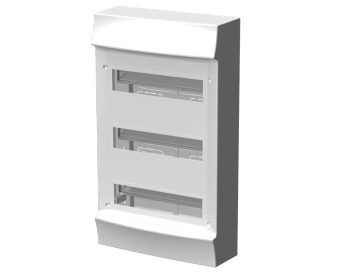 ABB - Coffret Saillie Mistral 41W 750° sans Porte-3X12M