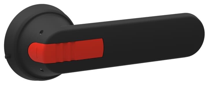 ABB - Poignée Pistolet Latérale noire 145mm Axe 12mm Déportée