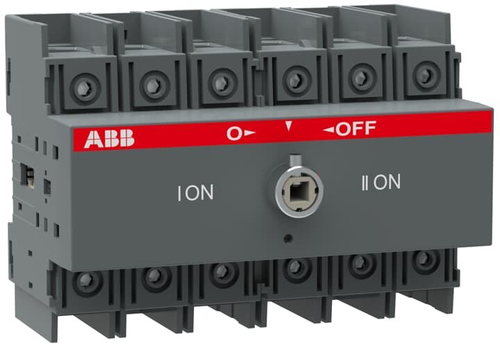 ABB - Inverseur Source Manuel 100A 3Pôles montage Fond d'Armoire