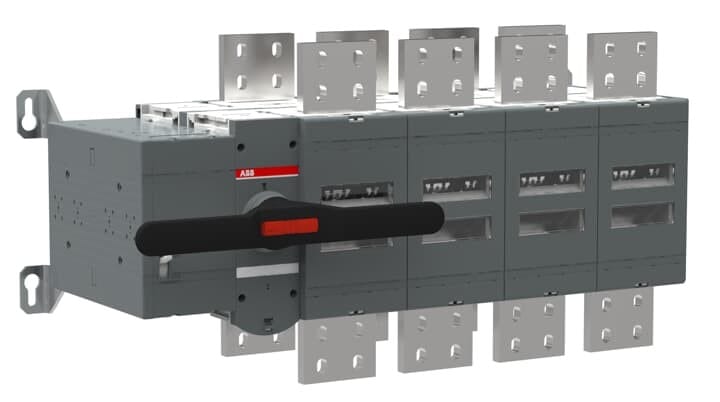 ABB - Inverseur de Sources Motorisé 3200A 4 pôles Alim 220-240Vac