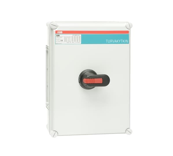 ABB - Inter en Coffret Plastique 160A 4P poignée noire IP65