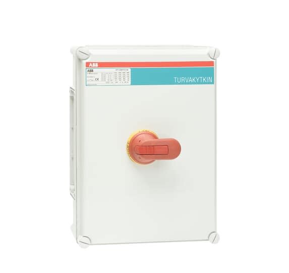 ABB - Inter en Coffret Plastique 160A 4P poignée R/J IP65