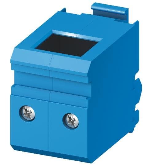 ABB - SLINE Embase additionnel Borne Alim. Bleu N, pour jeu de barre externe 95 MM2