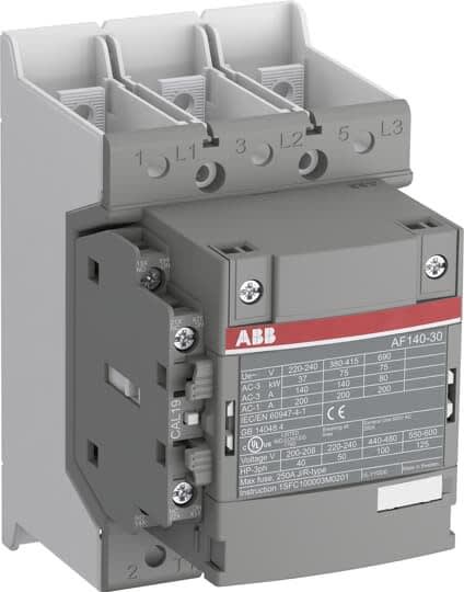 ABB - Contacteur AF 75kW AC3-3P+1NO+1NF-24/20...60VAC/DC-Plages
