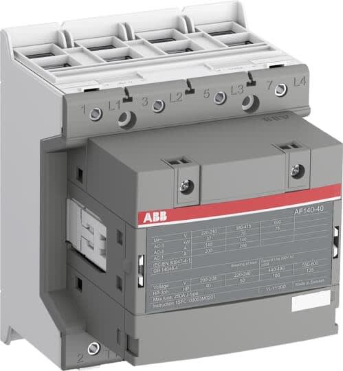 ABB - CONT AF 200A AC1-4P-48?130VAC/DC-CAGES