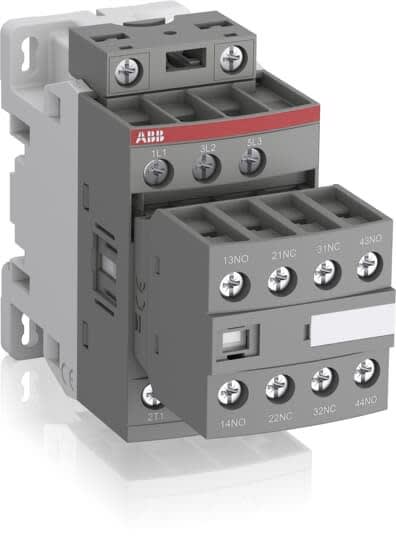 ABB - Contacteur AF 4kW AC3-3P+2NO+2NF-100...250VAC/DC