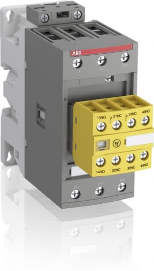 ABB - Contacteur SAFety AFS 18,5kW AC3-3P+2NO+2NF-100?250Vac (70A AC-1)