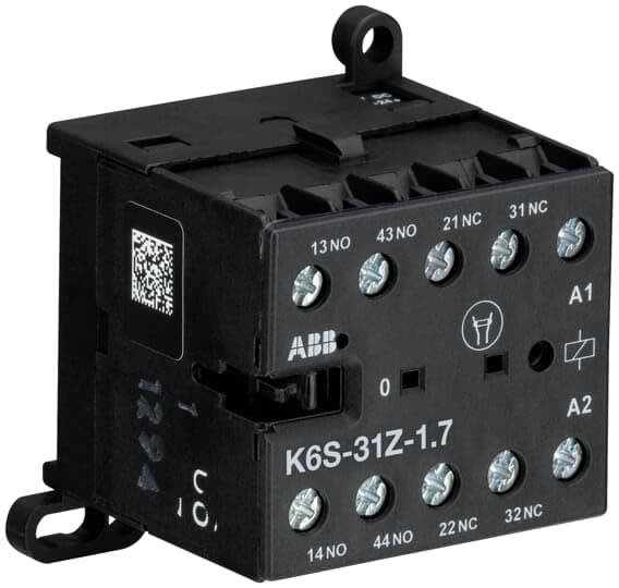 ABB - Mini Relais K-3No+1NF-17...32VDC-Basse Conso