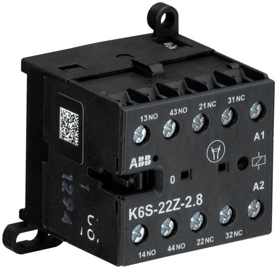 ABB - Mini Relais K-2No+2NF-17...32VDC-Basse Conso