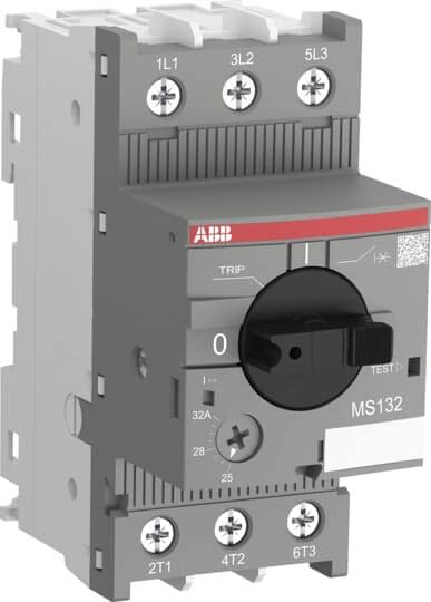 ABB - Disjoncteur moteur MS132 20.00 à 25.00A-Img 375.0A-50Ka