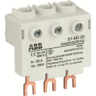 ABB - Bornier Alim. 65A Max pour Disj. MS116-MS/MO132-Haut