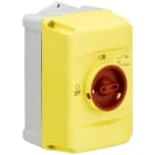 ABB - Coffret IP65 pour MS116-MS/MO132-Boit. Jaune poignée Rouge