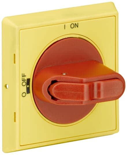 ABB - Poignée IP64 ON/OFF R/J pour Disj. Ms avec Axe 6X6mm