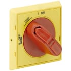 ABB - Poignée IP64 On/ OFF/Trip R/J pour Disj. Ms avec Axe 6X6mm