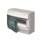 ABB - Mistral65H- Coffret Etanche-1 Rangée -12 modules-Porte Transp.-RAL7035-GWT 750°c