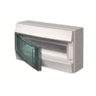 ABB - Mistral65H- Coffret Etanche-1 Rangée -18 modules-Porte Transp.-RAL7035-GWT 750°c