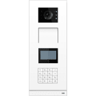 ABB - Platine de rue IP à défilement de noms RFID Blanc