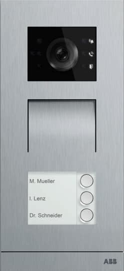 ABB - Platine de rue IP 3 BP acier inoxydable