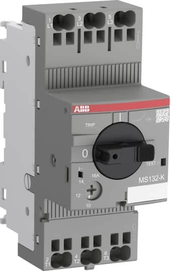 ABB - Disjoncteur moteur Push-in Spring - MS132 - 4.00 à 6.30A - 100kA