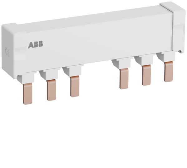 ABB - Peigne alim. 125A max pour 2 MS/MO165 avec 2 cont AUX