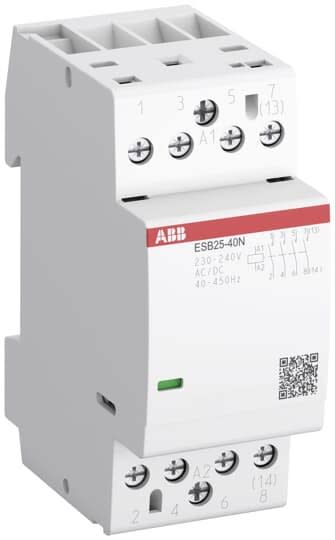 ABB - Contacteur modulaire ESBN 25A 4No 230-240VAC/DC