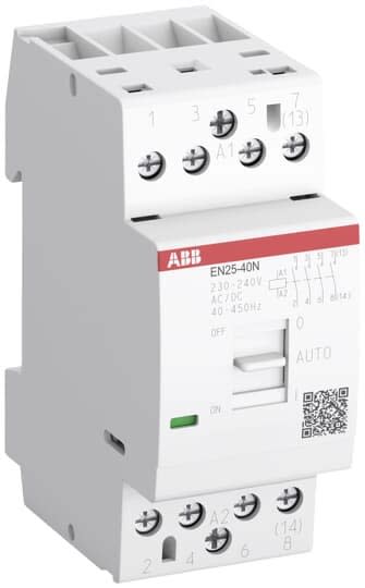 ABB - Contacteur Jour/Nuit ESBN 25A 4No 230-240VAC/DC