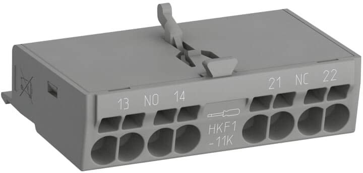 ABB - Contact auxilliaire Push-in Spring Frontal 2No pour Disj. MS116-MS/MO132
