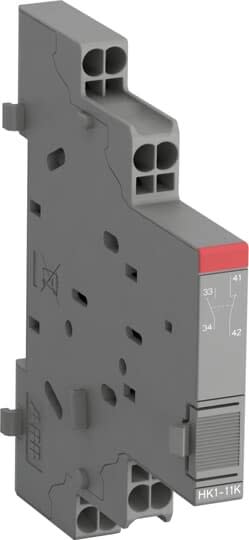 ABB - Contact auxilliaire Push-in Spring latéral Droit 1No+1Nf pour Disj. MS116-MS132