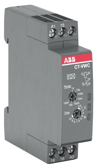 ABB - Rel. Temp impulse ON - 0.05s - 100h - 1c/o - 24-240AC / 24-48DC