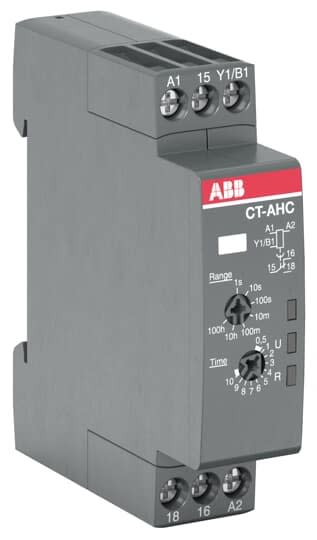 ABB - Rel. Temp retard à la retombée - 0.05s - 100h - 1c/o - 24-240AC / 24-48DC