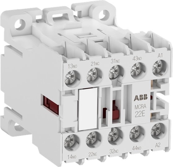 ABB - MCRA022AT9 Mini Contacteur Auxiliaire 2NO+2NC 48V 50/60Hz