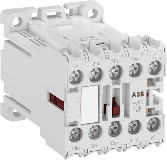 ABB - MCRC040ARB Mini Contacteur Auxiliaire 4NO 12VDC