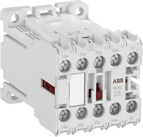 ABB - MCRC022ARB Mini Contacteur Auxiliaire 2NO+2NC 12VDC